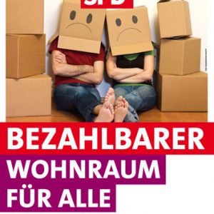 Plakat Wohnraum