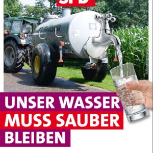 Plakat Sauberes Wasser