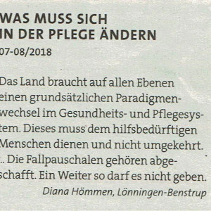 Beitrag Hömmen im Vorwärts