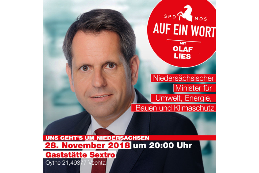 Olaf Lies in Vechta