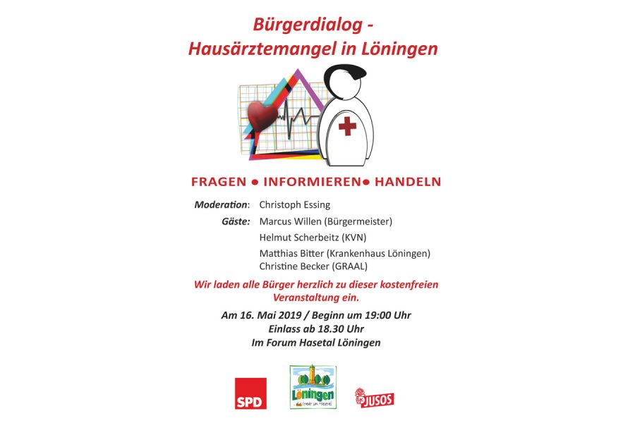 Einladung zum Bürgerdialog Hausärzte