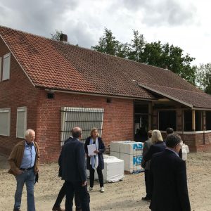 Besichtigung der Baustelle der Landdiskothek „Zum Sonnenstein“