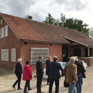 Besichtigung der Baustelle der Landdiskothek „Zum Sonnenstein“