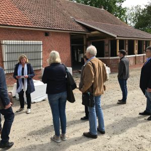 Besichtigung der Baustelle der Landdiskothek „Zum Sonnenstein“