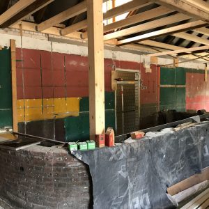 Besichtigung der Baustelle der Landdiskothek „Zum Sonnenstein“