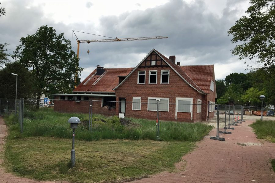 Besichtigung der Baustelle der Landdiskothek „Zum Sonnenstein“