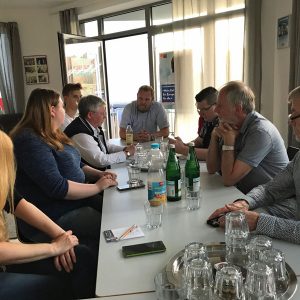 Ulf Prange als Gast in der Teilnehmerrunde
