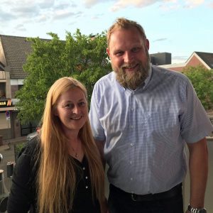 Ulf Prange mit Silke Büscher-Thoben