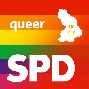 Logo SPDqueer Landkreis Cloppenburg