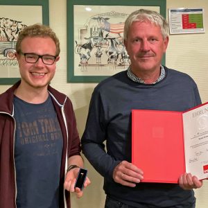Das Bild zeigt Nico Neubert und Rainer Kroner