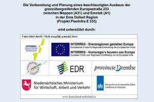 Flyer mit Unterstützern