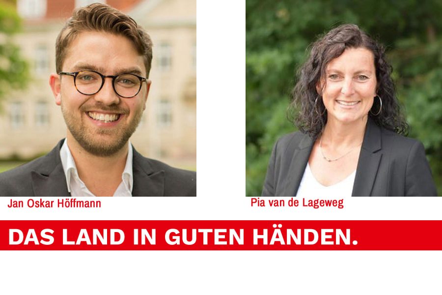 Jan Oskar Höffmann und Pia van de Lageweg