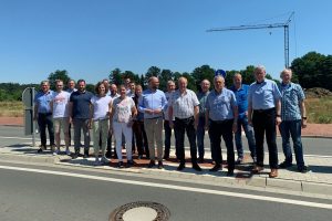 Gruppenfoto der Teilnehmer der Bereisung